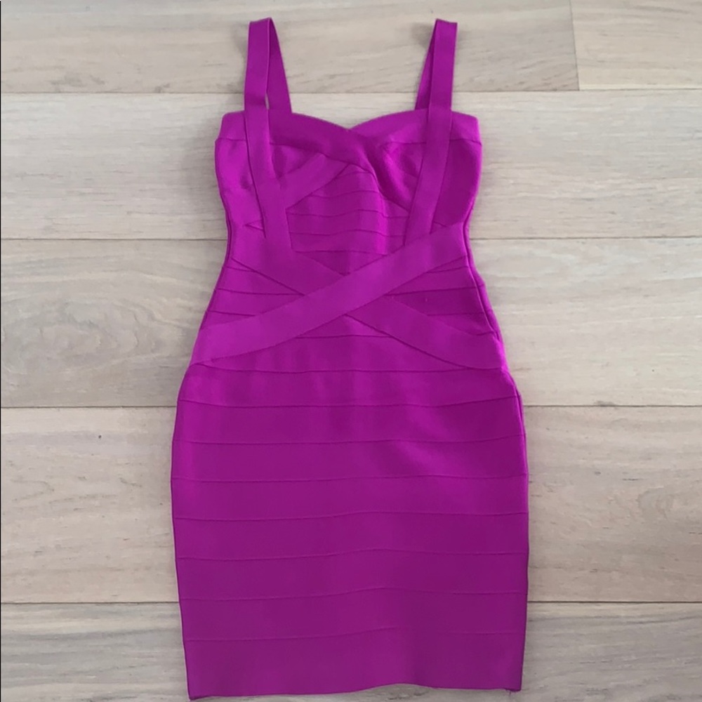 Purple Bandage/ Body Con Dress